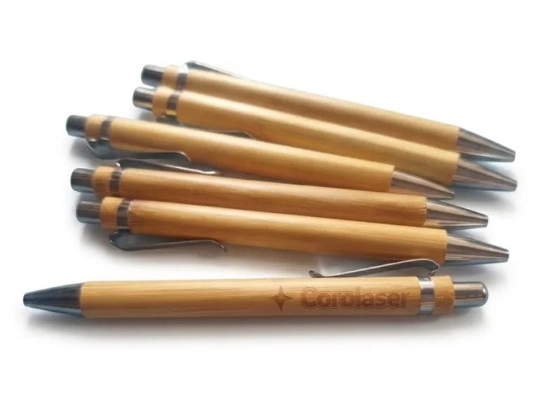 Caneta de bambu personalizada - Imagem 1